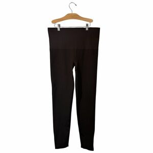 Spanx Seamless High Rise Legging Women 2XL Brown Compression Full Length Zipper